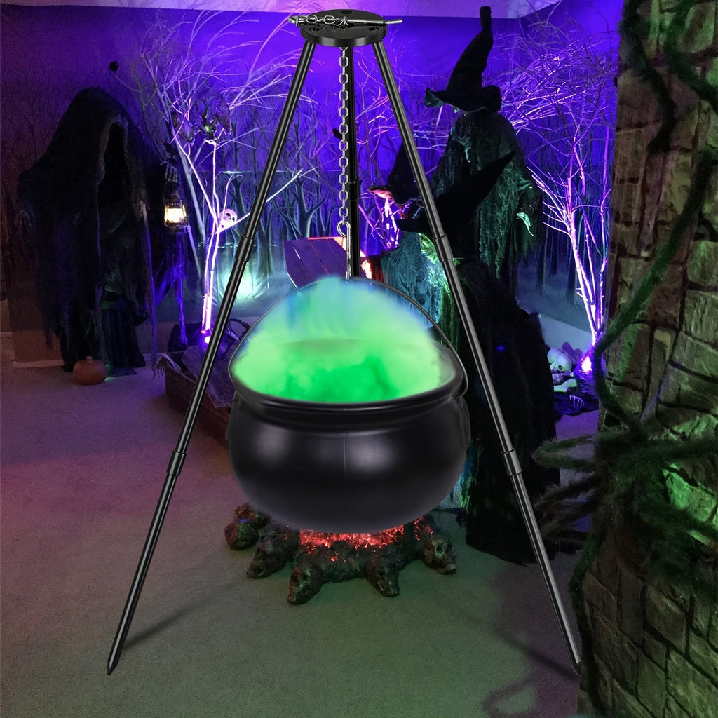Patio Halloween Witch Cauldron Set