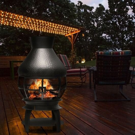 Patio Wood Burning Chimneys Fireplace