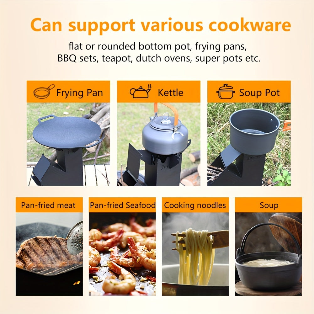 Outdoor Multifunctional Rocket Stove