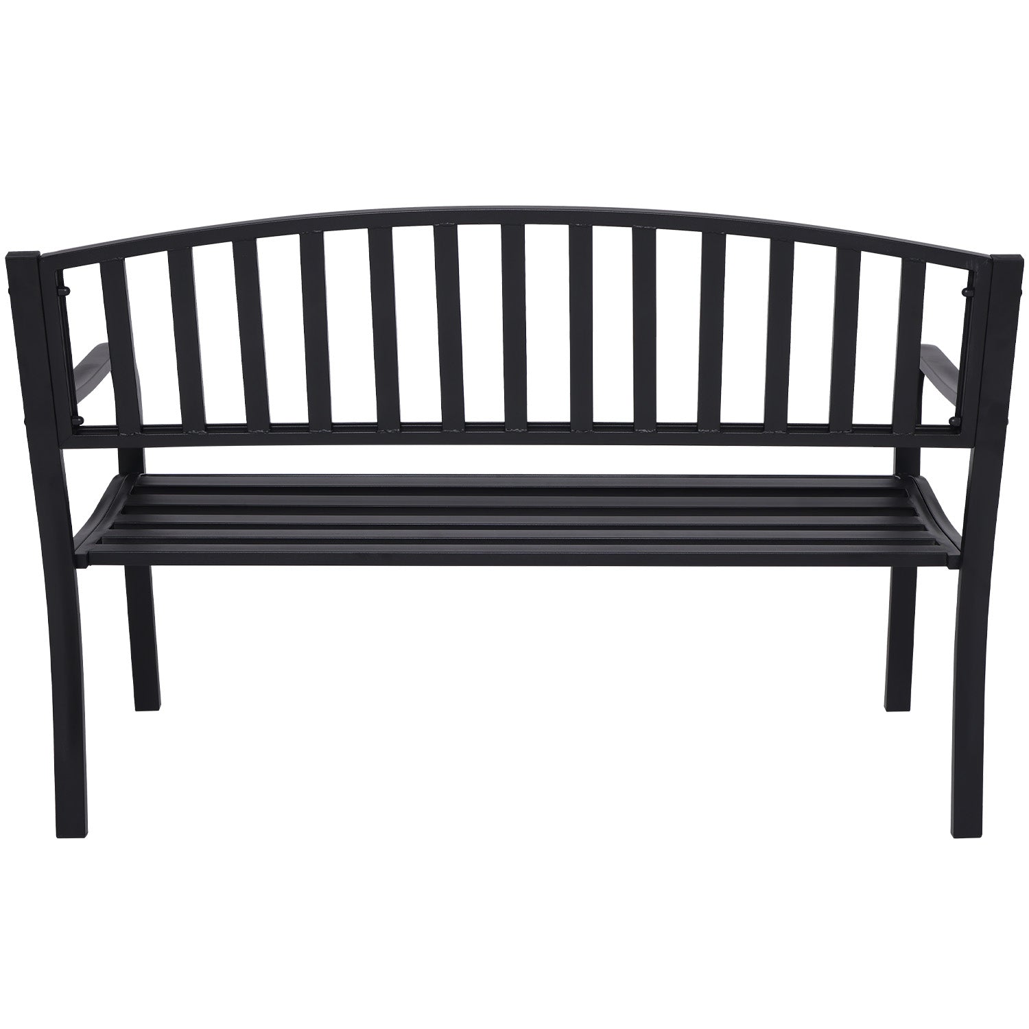 NNEDPE Steel Outdoor Garden Bench - Classic