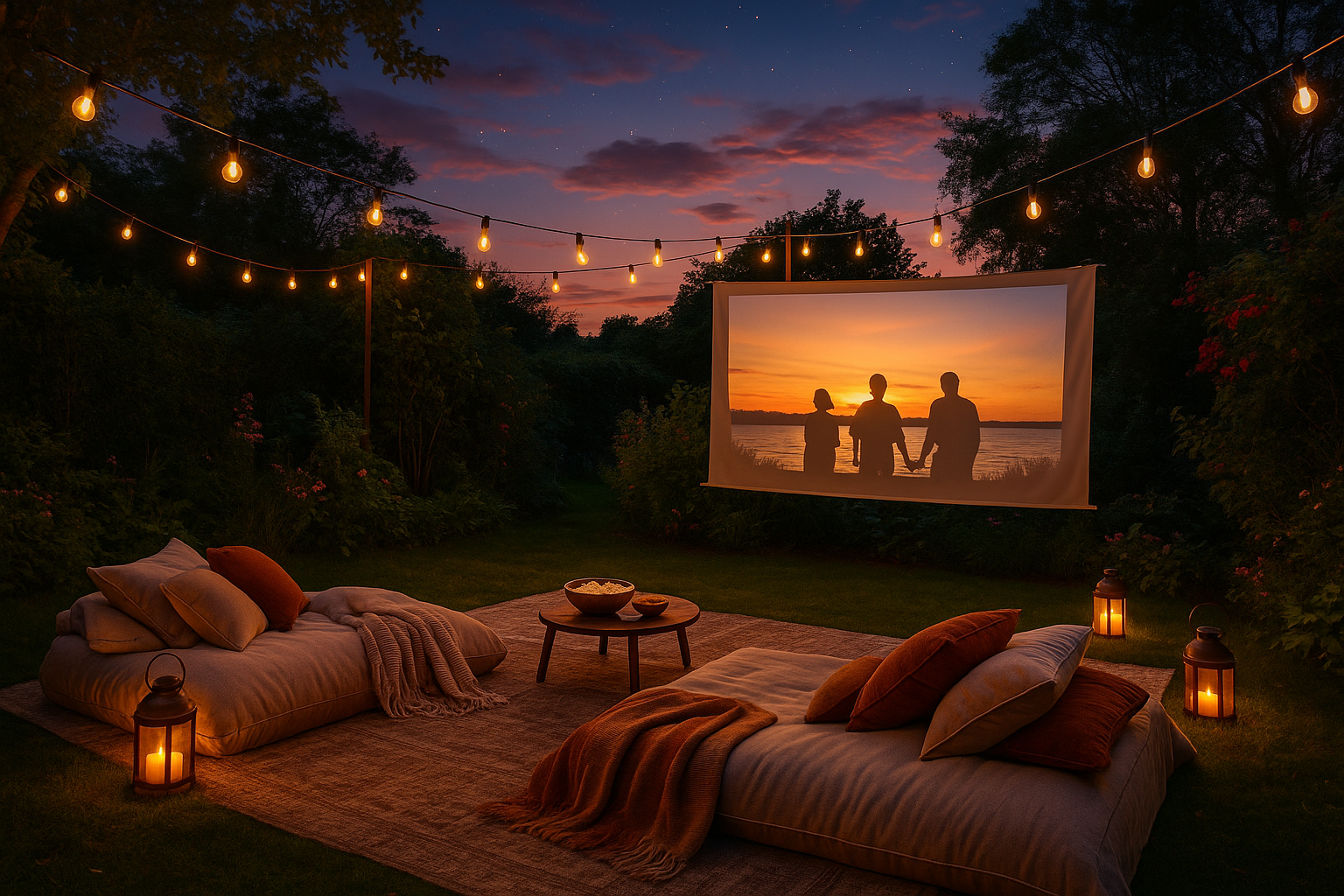 Outdoor sky home cozy garden home cinema